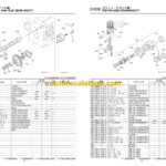 Hitachi D1105-EKB-HFM-1, D1105-EKB-HFM-2 Engine Parts Catalog