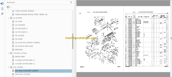 Hitachi S16R-Y1TAA1 Diesel Engine Parts Catalog