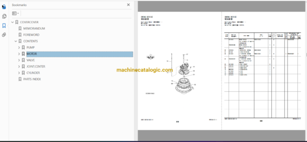 Hitachi ZX225US-5A,ZX225USLC-5A Hydraulic Excavator Full Parts Catalog