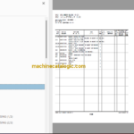 Hitachi ZX160LC-5B Hydraulic Excavator Full Parts and Engine Parts Catalog Hitachi ZX160LC-5B Hydraulic Excavator INDEX: