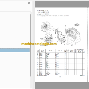 Hitachi ZX330-5G,ZX330LC-5G,ZX350H-5G,ZX350LCH-5G Hydraulic Excavator Full Parts Catalog