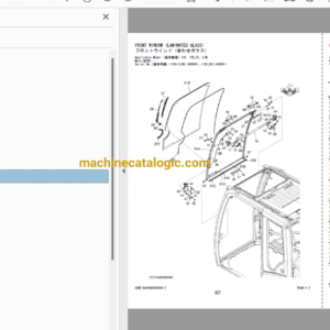 Hitachi ZX120-5B, ZX130-5B, ZX130K-5B, ZX130KB-5B, ZX130LCN-5B Hydraulic Excavator Full Parts Catalog