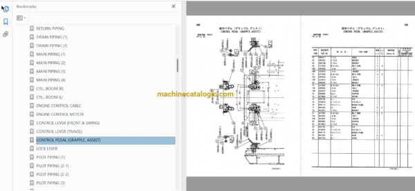 Hitachi TL1100 Parts Catalog