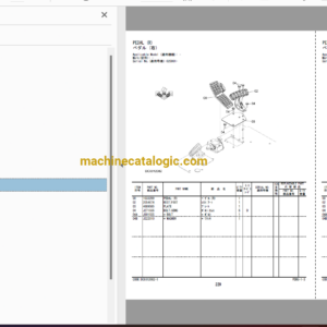 Hitachi ZX160LC-5G Hydraulic Excavator Full Parts and Engine Parts Catalog