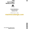 John Deere 2700 Semi-integral Moldboard Plow Operator's Manual (OMA50410)