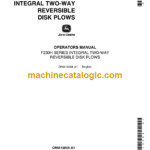 John Deere F230H Series Integral Two-Way Reversible Disk Plows Operator's Manual (OMA15058)