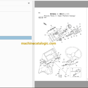 Hitachi LX80 Wheel Loader Full Parts Catalog