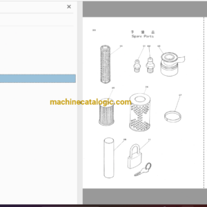 Hitachi UH04M-7, UH053M Hydraulic Excavator Full Parts Catalog