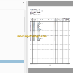 Hitachi TL1100-3 Parts Catalog