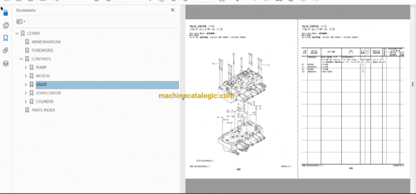 Hitachi ZX225US-6 Series Hydraulic Excavator Full Parts Catalog