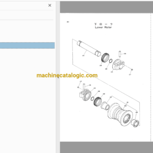 Hitachi UH06-5, UH071 Hydraulic Excavator Full Parts Catalog