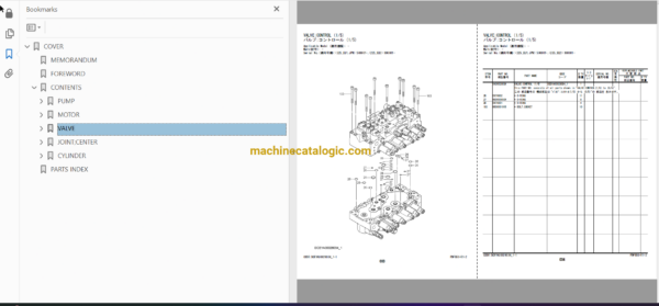 Hitachi ZX225US-6,ZX225USLC-6 Hydraulic Excavator Full Parts Catalog