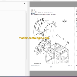 Hitachi ZX330-6,ZX330LC-6,ZX350H-6,ZX350LCH-6,ZX350K-6,ZX350LCK-6,ZX350LC-6,ZX350LCN-6 Hydraulic Excavator Full Parts and Engine Parts Catalog