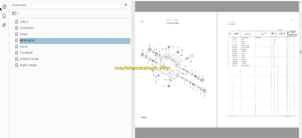 Hitachi LX80-2 Wheel Loader Full Parts Catalog