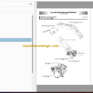 Hitachi ZX160LC-7 Hydraulic Excavator Full Parts Catalog