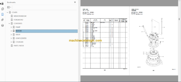 Hitachi ZX135US-5B Hydraulic Excavator Full Parts Catalog