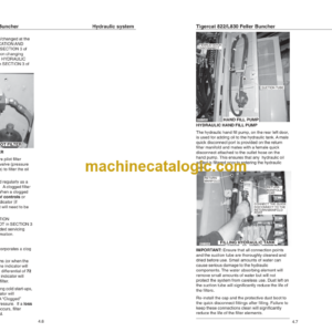 Tigercat 822, L830 Feller Buncher Service Manual (8220101 – 82210999)