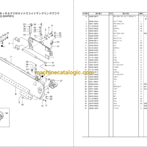 Hitachi LX110-7 Wheel Loader Full Parts Catalog