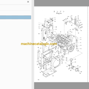 Hitachi UH07-3 Hydraulic Excavator Full Parts Catalog