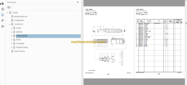 Hitachi ZX125W-7 Wheeled Excavator Full Parts Catalog