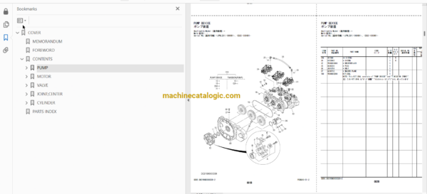 Hitachi ZX330-6,ZX330LC-6,ZX350H-6,ZX350LCH-6,ZX350K-6,ZX350LCK-6,ZX350LC-6,ZX350LCN-6 Hydraulic Excavator Full Parts and Engine Parts Catalog