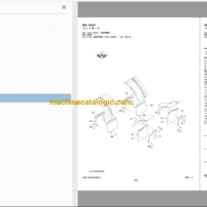 Hitachi ZW140-5B,ZW140PL-5B Wheel Loader Full Parts and Engine Parts Catalog