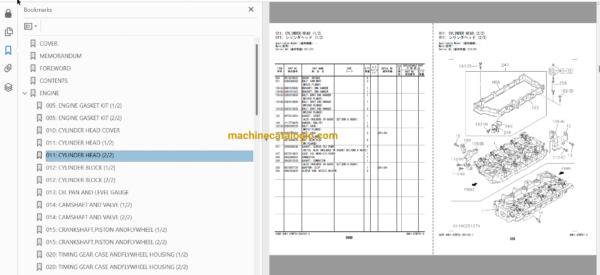 Hitachi ZW140-5B,ZW140PL-5B Wheel Loader Full Parts and Engine Parts Catalog