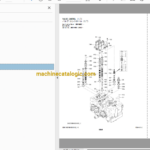 Hitachi ZX130-5A Hydraulic Excavator Full Parts and Engine Parts Catalog