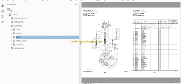 Hitachi ZX130-5A Hydraulic Excavator Full Parts and Engine Parts Catalog