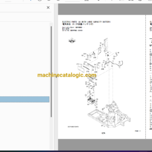 Hitachi ZX225USLC-5B Hydraulic Excavator Full Parts Catalog