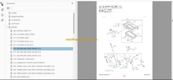 Hitachi ZX160W Wheeled Excavator Full Parts and Engine Parts Catalog Hitachi ZX160W Wheeled Excavator INDEX: