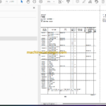 Hitachi ZX225USLC-5B Hydraulic Excavator Full Parts Catalog