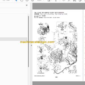 Hitachi ZX225USR-6,ZX225USRLC-6,ZX225USRK-6,ZX225USRLCK-6 Hydraulic Excavator Full Parts Catalog