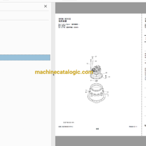 Hitachi ZX345USLC-7H Hydraulic Excavator Full Parts Catalog