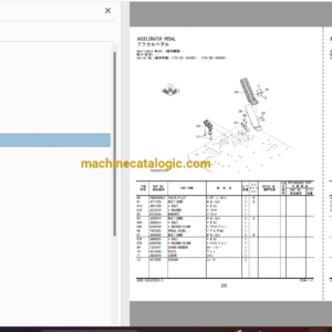 Hitachi ZX170W-5B Wheeled Excavator Full Parts and Engine Parts Catalog