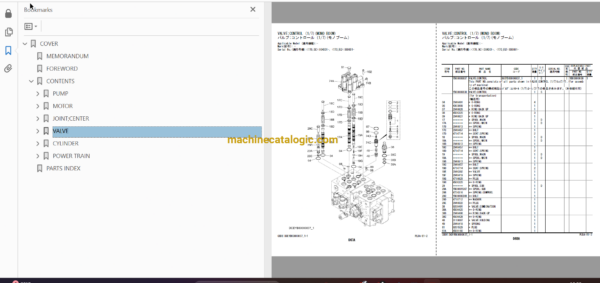 Hitachi ZX170W-5B Wheeled Excavator Full Parts and Engine Parts Catalog