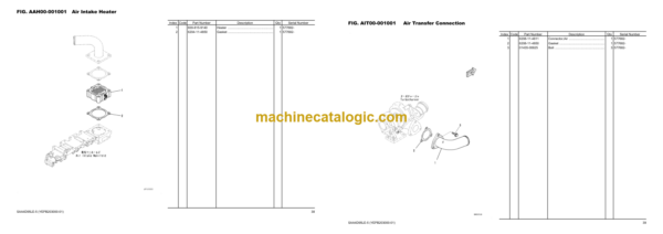 Komatsu PC130-10MO Hydraulic Excavator Parts Book (DBCEY001 and up)