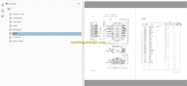 Hitachi UH10-7,123 Hydraulic Excavator Full Parts Catalog