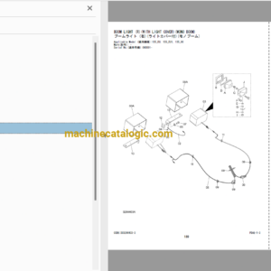 Hitachi ZX135US-5B,ZX135USK-5B,ZX135USOS-5B Hydraulic Excavator Full Parts Catalog