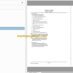 Hitachi EX2600-7BM (MTU FT4) Hydraulic Excavator Technical and Workshop Manual