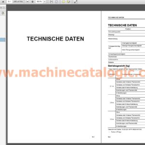 Komatsu PW158-11E0 MOBILBAGGER Bedienungs- und Wartungsanleitung Deutsch