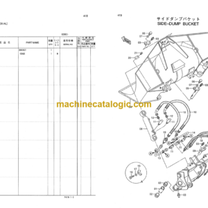 Hitachi LX70-2, LX70SSS-2C Wheel Loader Parts Catalog