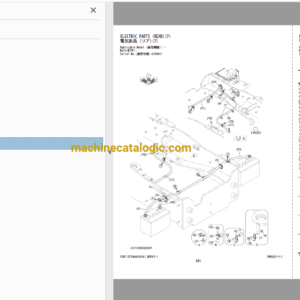 Hitachi ZW150-5B,ZW150PL-5B Wheel Loader Full Parts Catalog