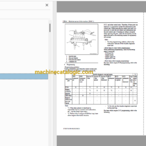 Hitachi 6HK1 Stage V Exhaust Emission Standards Technical and Workshop Engine Manual