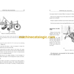 John Deere Integral Two-Disk Tractor Plow No. 472 for Model 40 and Model 40 Standart Tractors Operator's Manual (OMA411053)