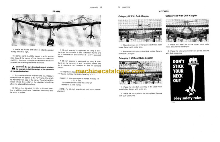 John Deere 90 Series Subsoild Chisel Plows Operator's Manual (OMA25194)