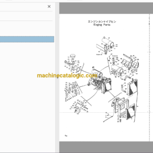 Hitachi UH20 Hydraulic Excavator Full Parts Catalog