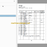 Hitachi ZX180LC-5G, ZX180LCN-5G Hydraulic Excavator Full Parts Catalog