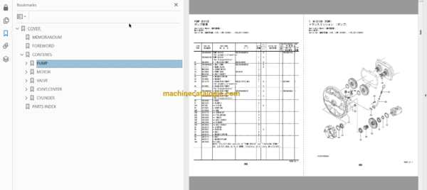 Hitachi ZX180LC-5G, ZX180LCN-5G Hydraulic Excavator Full Parts Catalog