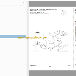 Hitachi ZX180LCN-3 Hydraulic Excavator Parts Catalog